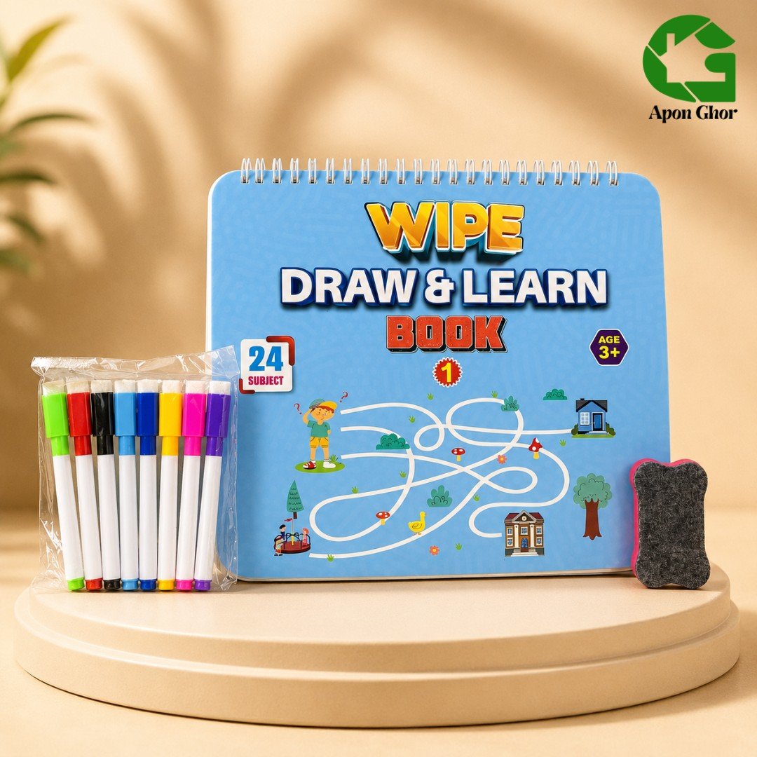 Wipe Draw & Learn Book – 24 Subjects