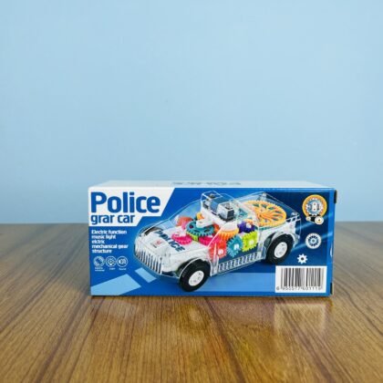 Police Gear Car – Electric Light & Music Toy