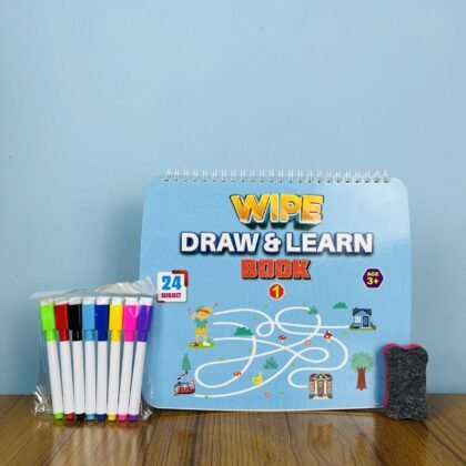 Wipe Draw & Learn Book – 24 Subjects